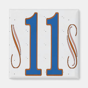 Husnummer 11 magnet