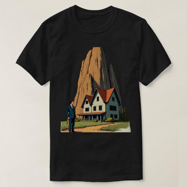 Husprisanxiety Bostadsmarknadsstress Fastigheter T Shirt (Design framsida)