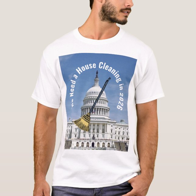 Husrengöring 2026 Val T Shirt (Framsida)