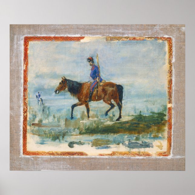 Hussars - Toulouse-Lautrec Fine Art Poster (Framsidan)