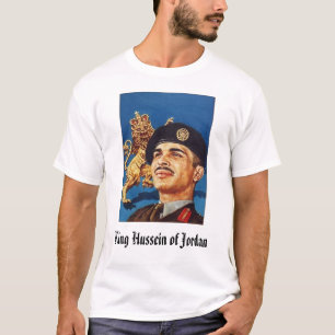 hussein kung Hussein av Jordanien T Shirt