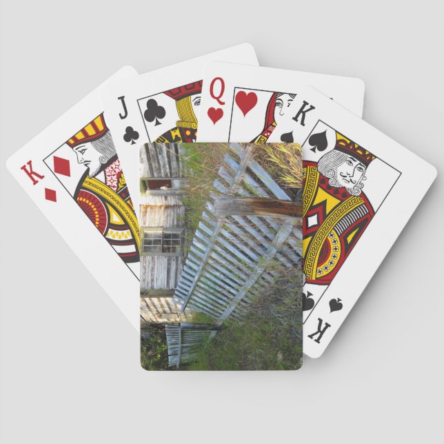 Husstaketporträtt Casinokort (Baksidan)