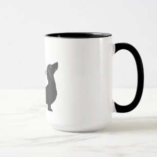 Hustaxen "middag är den kommande" kaffemuggen mugg