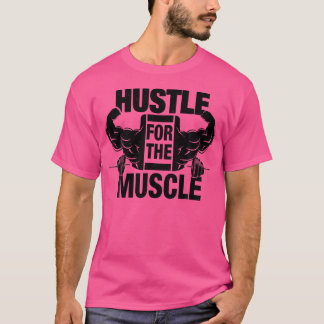 Hustel för muskelns funktionella upphöjda arbetsvi t shirt