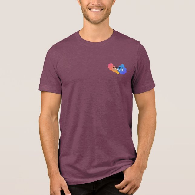 Hustla hårdare Urban Splash Graffiti T-Shirt (Framsida)