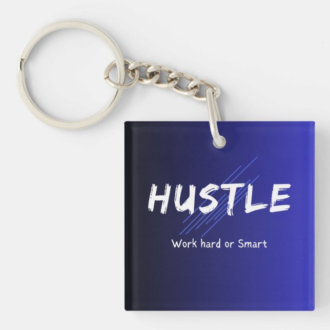 Hustle Acrylic Keychain (Framsidan)