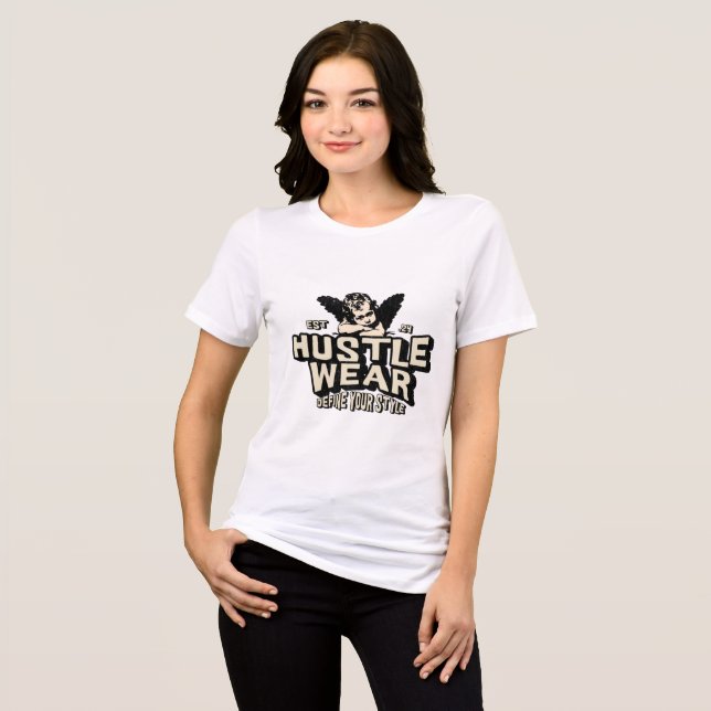 Hustle Bära: Definiera din Stil 🖤 👼 🏽 T Shirt (Framsida Full)