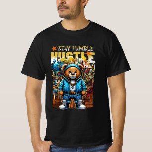 Hustle Bear Vibes: Håll dig lugn varje dag 🐻 💎 � T Shirt