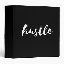 Hustle black 3 ringar binder
