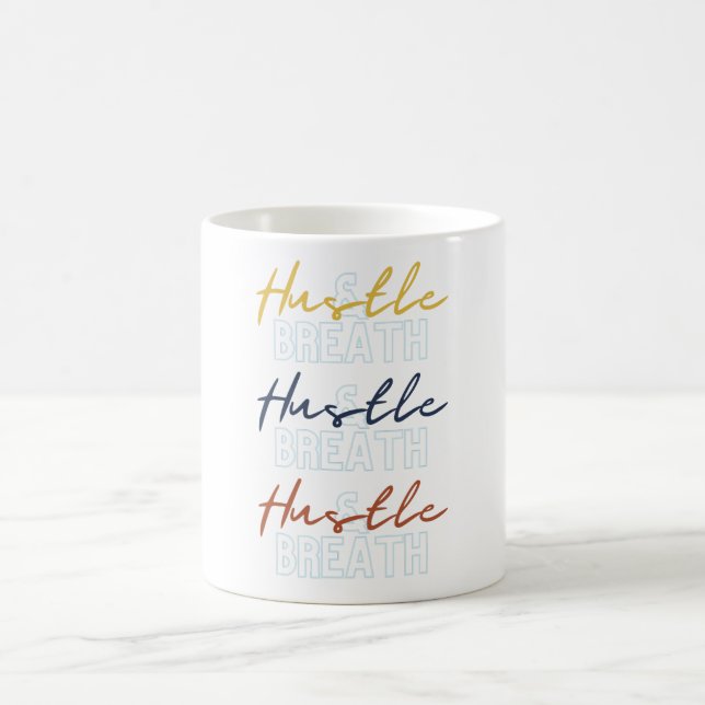 Hustle & Breathe Mugg (Center)