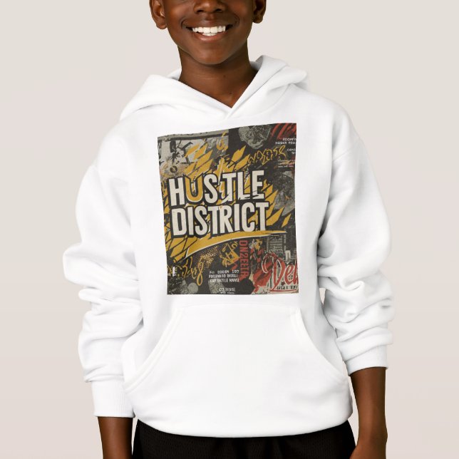 Hustle District T Shirt (Framsida)