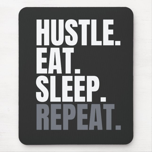 HUSTLE.EAT.SLEEP. UPPREPA. Muspets Musmatta (Framsidan)