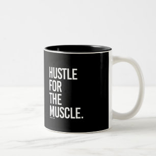 Hustle för muskeln - utbildningskondition - .pn Två-Tonad mugg