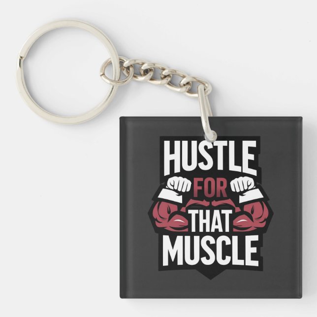 Hustle for the Muscle - Funny Gym Motivation (Framsidan)