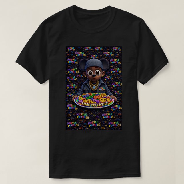 Hustle Force 88  Cereal T Shirt (Design framsida)