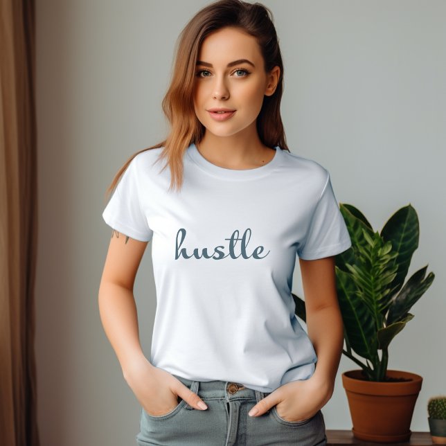 Hustle - håll dig fokuserad, håll dig körd t shirt (Skapare uppladdad)
