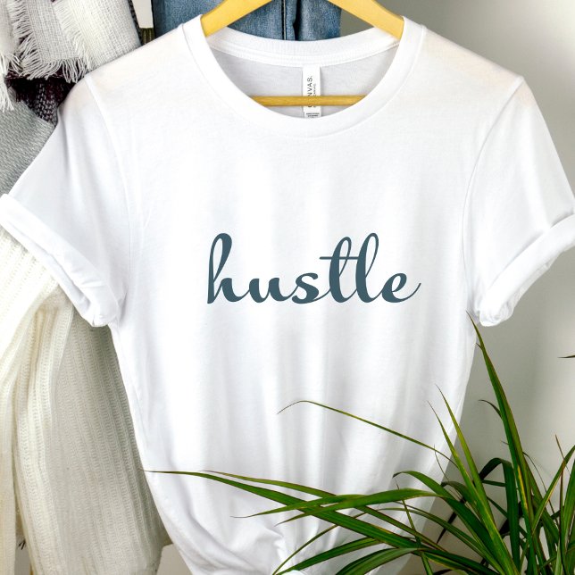 Hustle - håll dig fokuserad, håll dig körd t shirt (Skapare uppladdad)