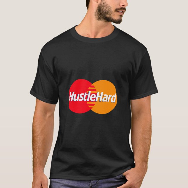 Hustle Hard T Shirt (Framsida)