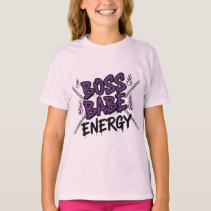 Hustle + Heart – Boss Babe Energi T-Shirt