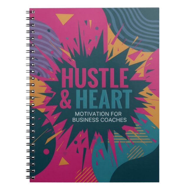 Hustle & Heart Journal Anteckningsbok (Framsidan)