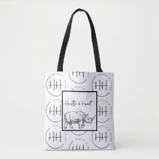 Hustle & Heart Rhino Tote Tygkasse
