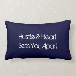 Hustle- & hjärtasportar kudder lumbarkudde