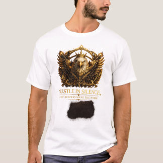 Hustle in Silence Crest T-shirt
