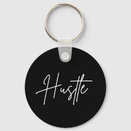 Hustle Keychain – Modern Minimal Design Nyckelring