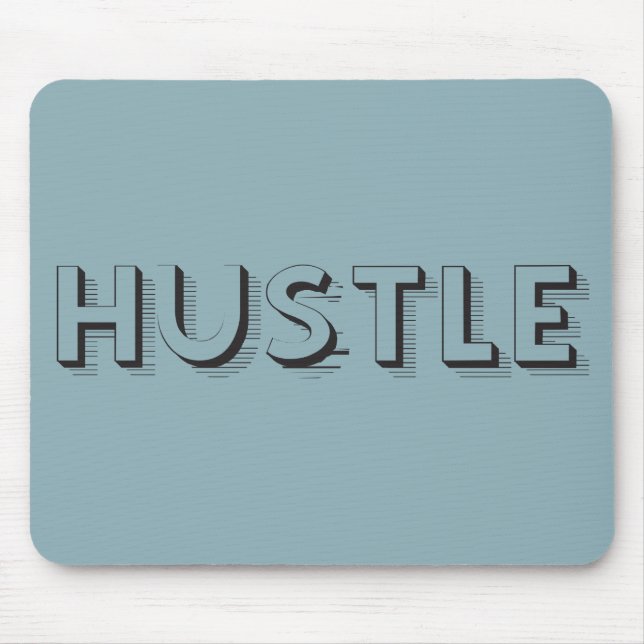 Hustle Modern Typography Musmatta (Framsidan)