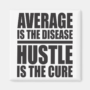 Hustle - Motivational Ord Magnet