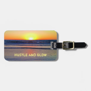 Hustle- och glödsolnedgångVibes Bagagebricka