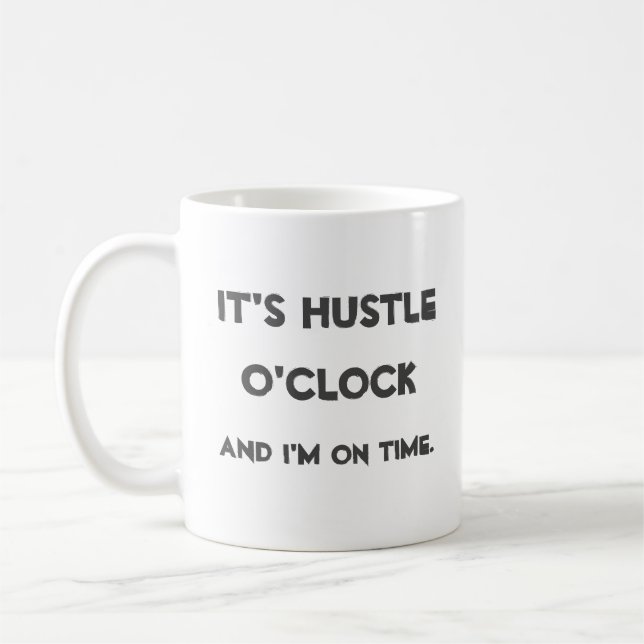 Hustle O'klocka Kaffemugg (Vänster)