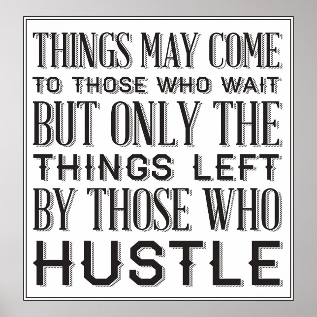 hustle poster (Framsidan)