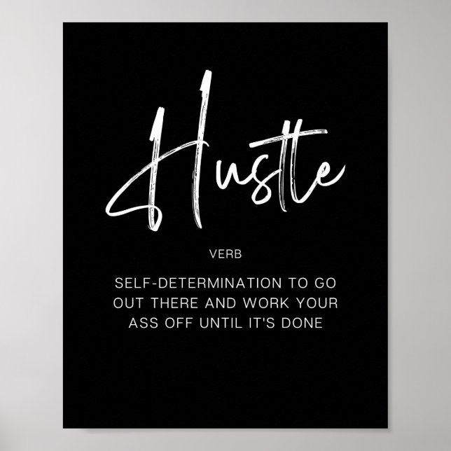 Hustle Poster (Framsidan)