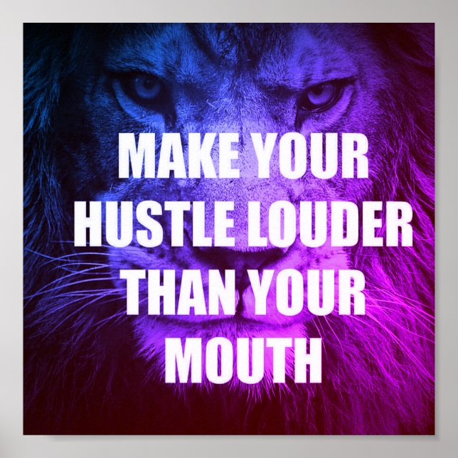 HUSTLE POSTER (Framsidan)