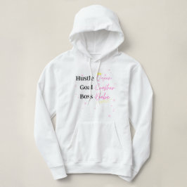 "Hustle Queen" Basic Hooded Sweatshirt T Shirt