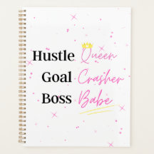 Hustle Queen's Hard Cover Planner
