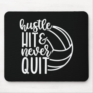 Hustle Slå och sluta aldrig med Volleyball Älskare Musmatta