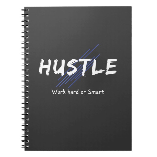 Hustle Spiral Photo Notebook Anteckningsbok (Framsidan)