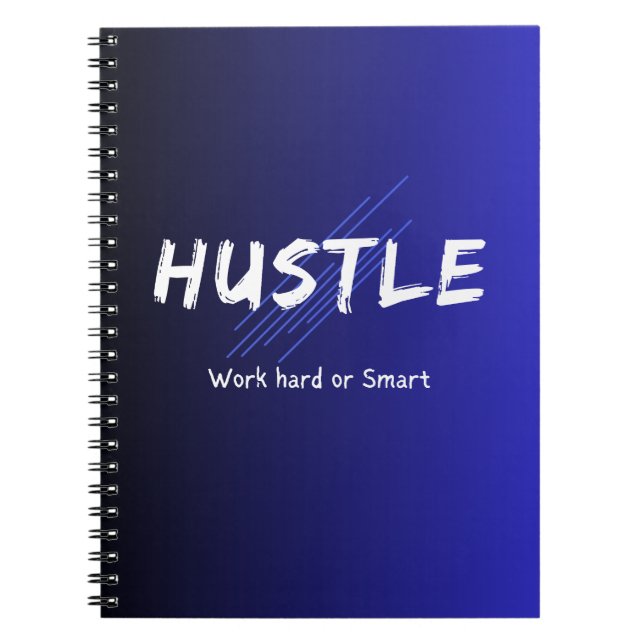 Hustle Spiral Photo Notebook Anteckningsbok (Framsidan)