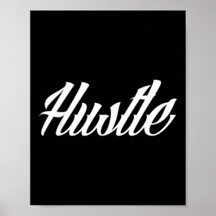 Hustle Tattoo Stil Poster