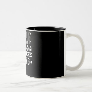 Hustle, tills dina Haters frågar, om du hyr Två-Tonad Mugg