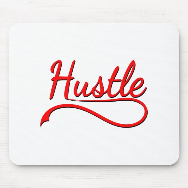 Hustle Typography Art Musmatta (Framsidan)