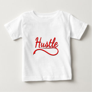 Hustle Typography Art T Shirt