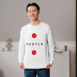 Hustle Typography T Shirt