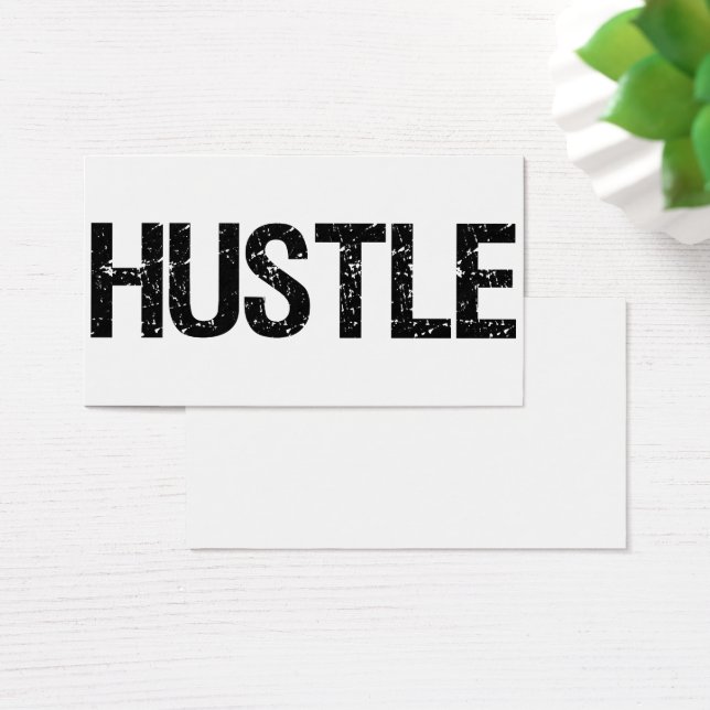 Hustle Visitkort (Skivbord)
