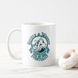 Hustle & Wheeze Vandrar Klubb  Kaffemugg