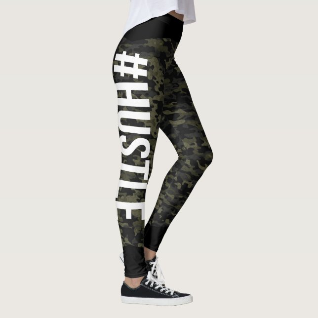 #HUSTLECamo damasker Leggings (Höger)