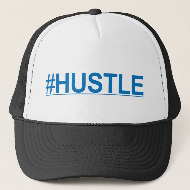 #HUSTLEhatt Truckerkeps (Framsida)