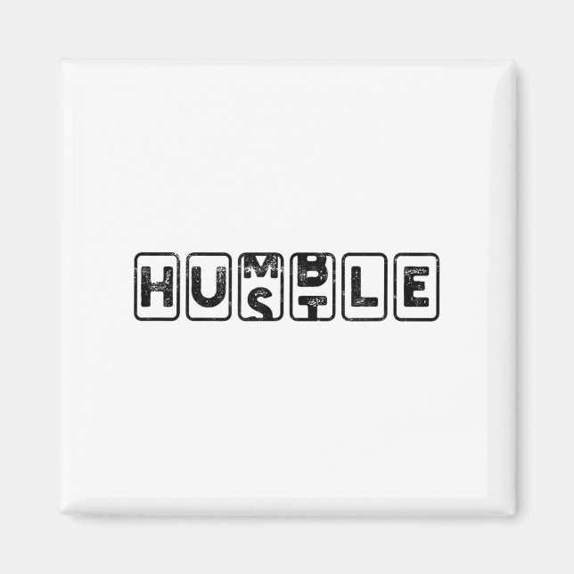 Hustlehumble - Motivation  Magnet (Framsidan)